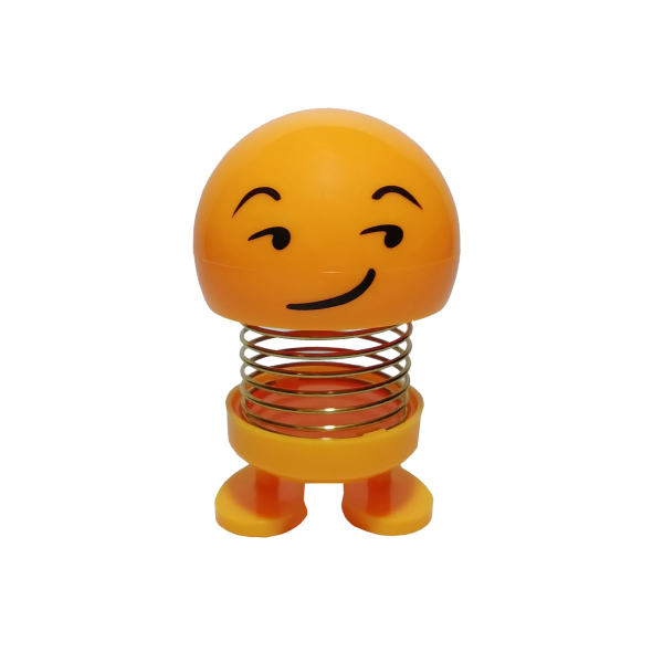 عروسک فنری ایموجی پوزخند (Smirking Face)