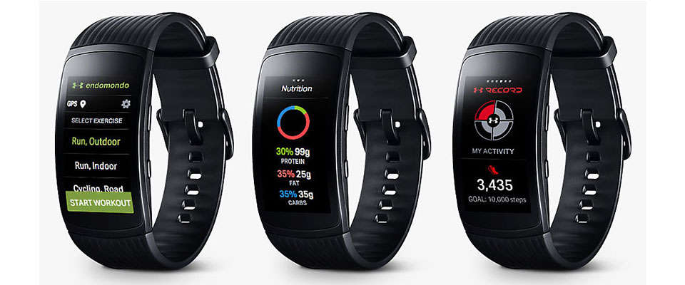مچ بند هوشمند سامسونگ مدل Gear Fit 2 Pro Red سایز mm 125-16