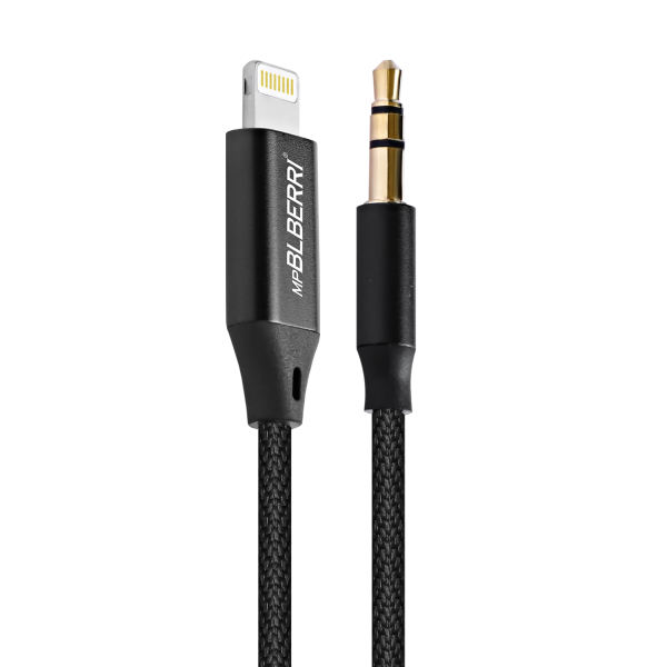 کابل تبدیل لایتنینگ به AUX ام پی بلبری مدل BLB-180 طول ۱متر