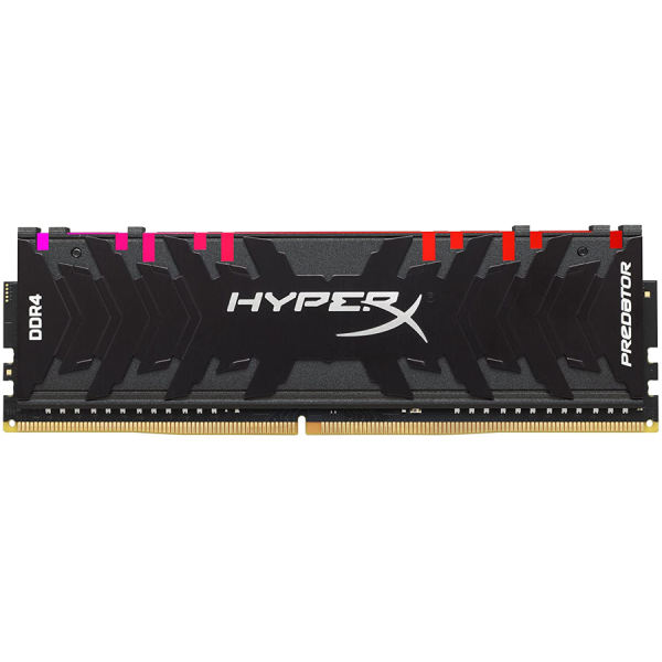 رم دسکتاپ DDR4 تک کاناله 3200 مگاهرتز CL16 کینگستون مدل HyperX Predator RGB
