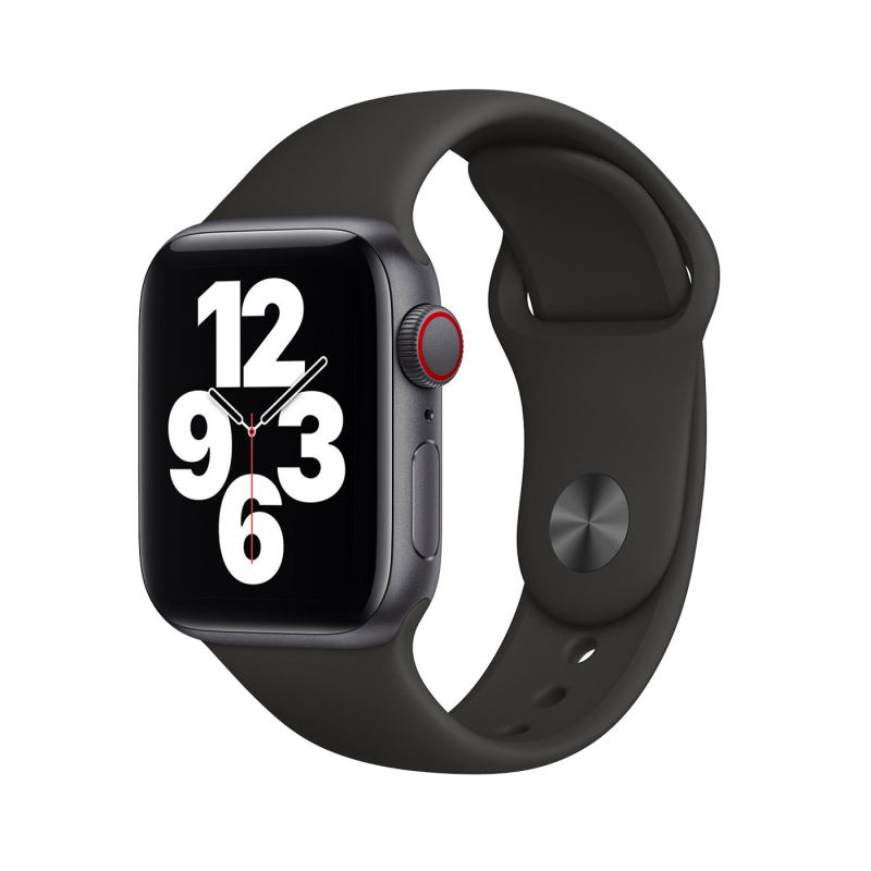 ساعت هوشمند اپل واچ سری SE 2021 مدل 40mm Aluminum Case with Sport silicone Band